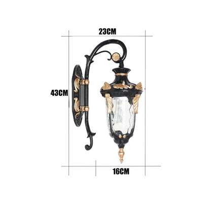 American Retro Waterproof Outdoor Wall Sconce