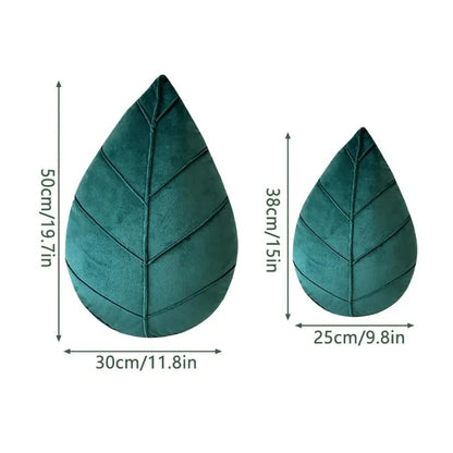 3D Leaf Shaped Decorative Pillow — alternate view