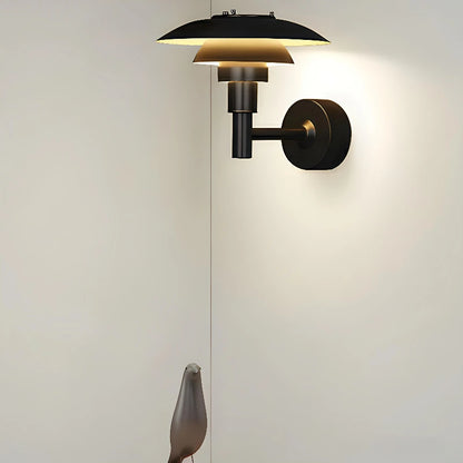 outdoor wall sconce, close-up of shade and hardware detail