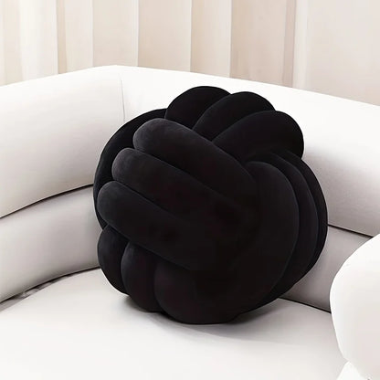 Knotted Ball Throw Pillow — styling detail