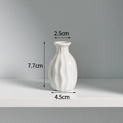 Nordic Ceramic Mini Vase Set