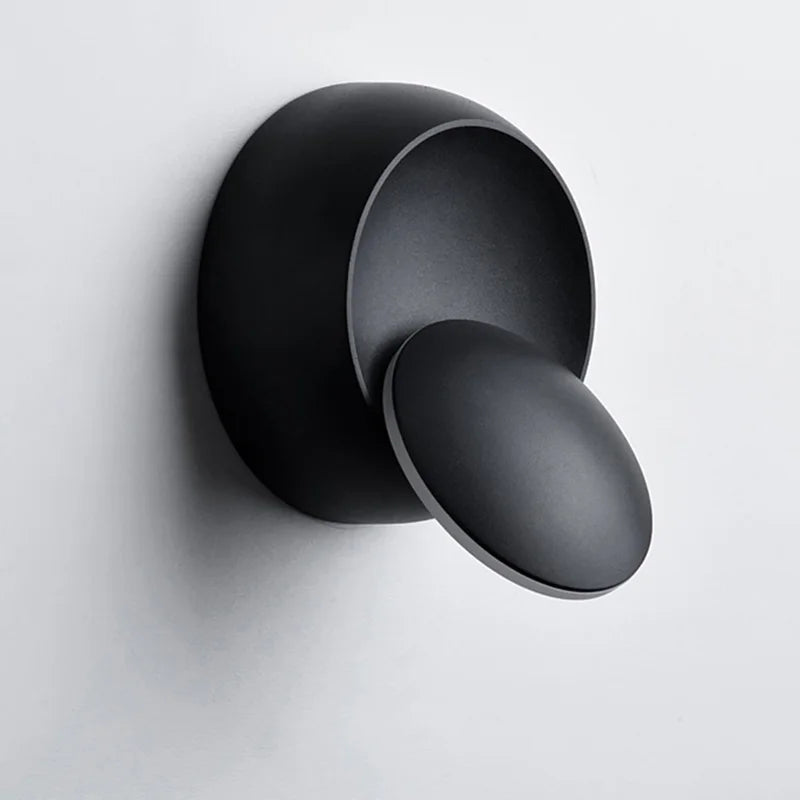 wall sconce, side profile showing mounting depth