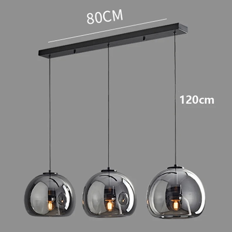 Iron Glass LED Pendant Light