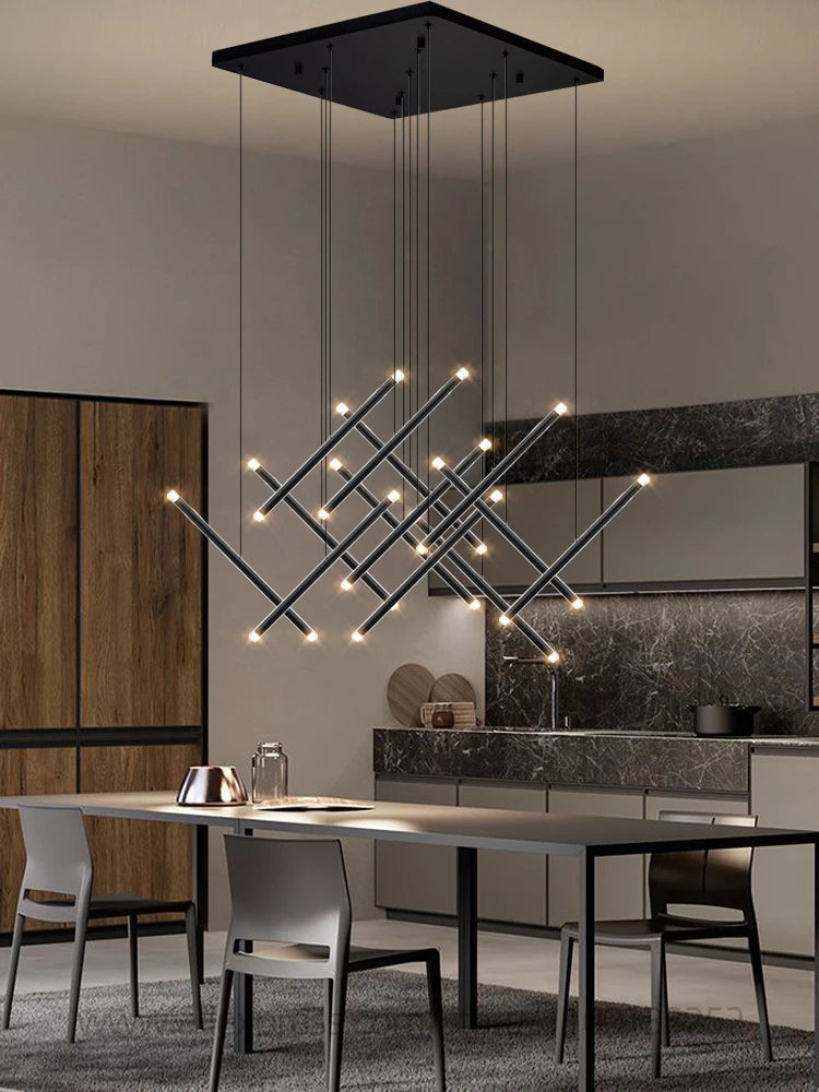 Forty two head chandelier, 23.6 in across, with a 236.2 in drop