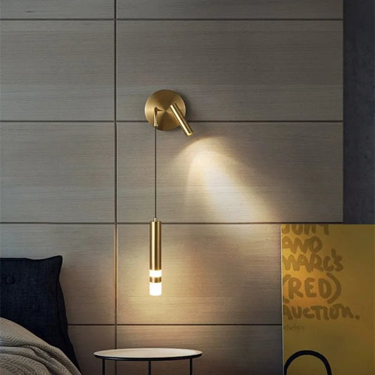 iron wall sconce, front view on white background