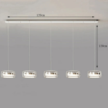 Multi Head Glass Pendant Light