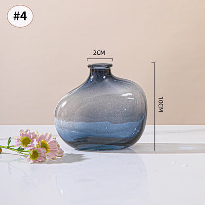 Brown Retro Glass Hydroponic Vase