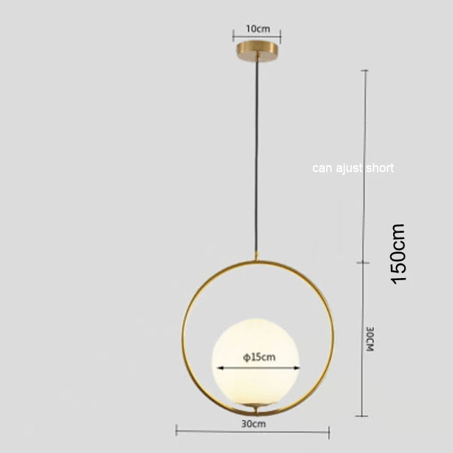 Metal Cage Pendant Light