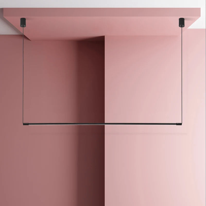 Black Linear Pendant Lamp