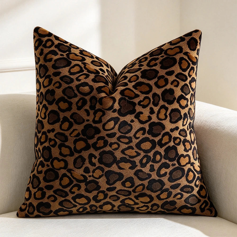 Abstract Brushstroke Throw Pillow Cover