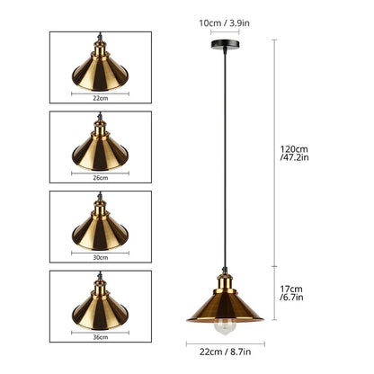 Vintage Chrome Multi Pendant
