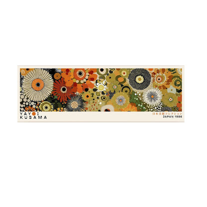 Yayoi Kusama Floral Landscape Tall Canvas Wall Art