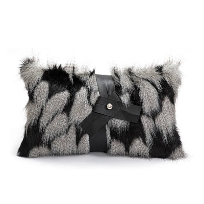 Soft Plush Throw Pillow Cover — styling detail