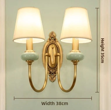 American Copper Ceramic Wall Sconce
