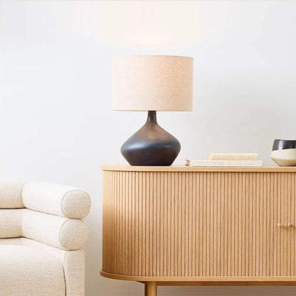 Japanese Minimalist Bottle Table Lamps Bedroom Beside Light Fixture Study Led Reading Lamp Living Room Decor Modern Illumination