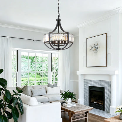 Black Crystal Chandelier