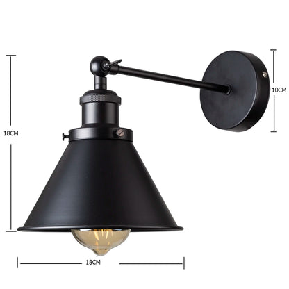 Vintage Industrial E27 Wall Sconce