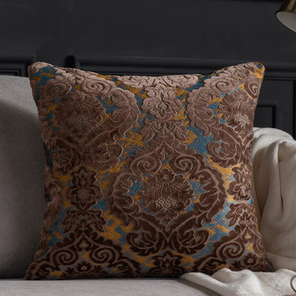 Light Luxury Jacquard Pillow Cover — styling detail