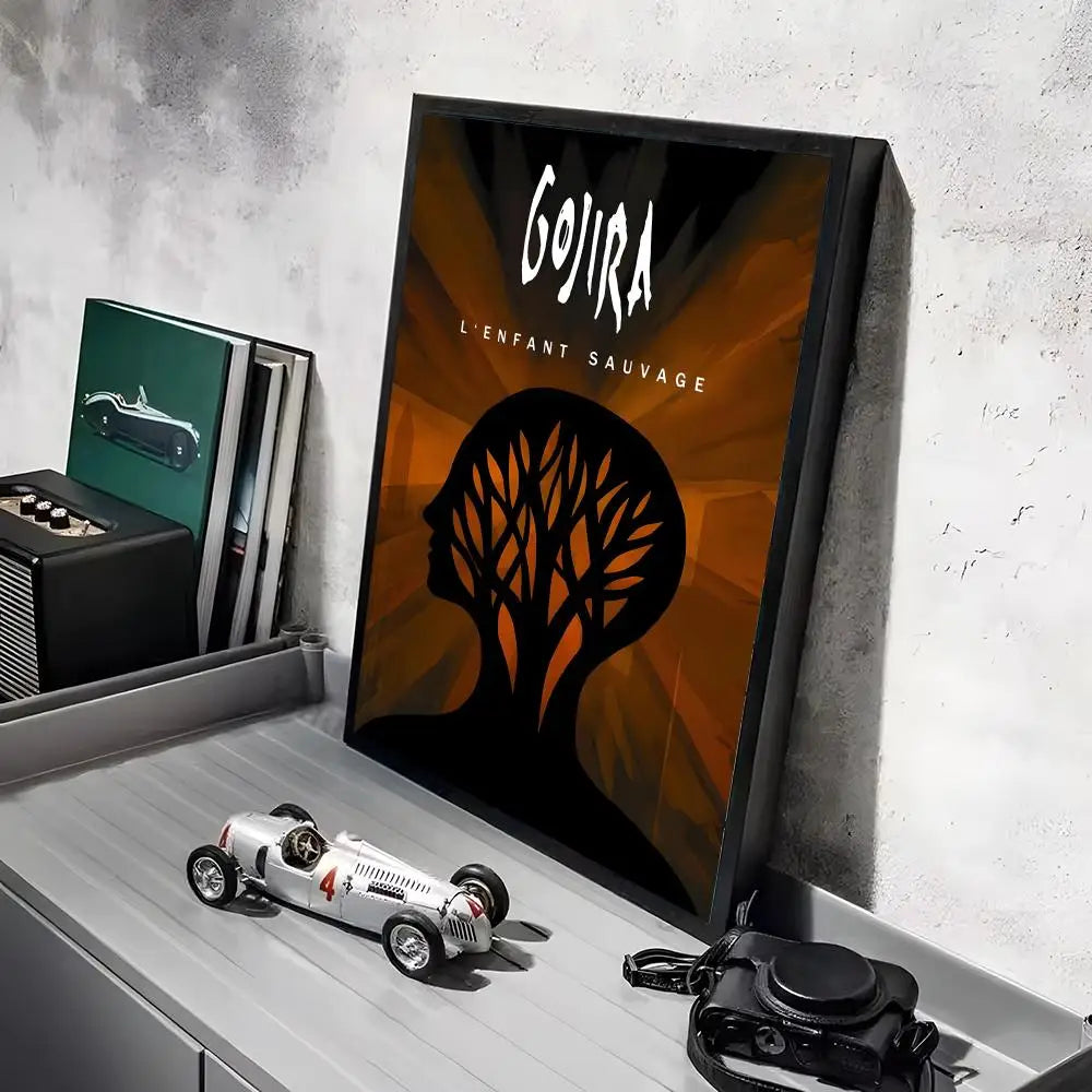 Gojira Metal Band Poster Canvas Wall Art Print