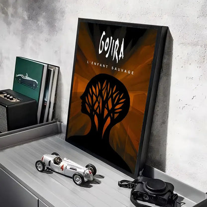 Gojira Metal Band Poster Canvas Wall Art Print