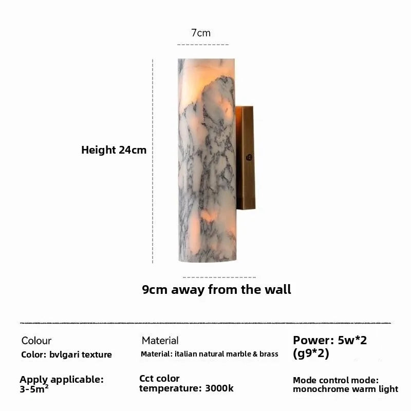 Nordic Italian Marble Wall Sconce