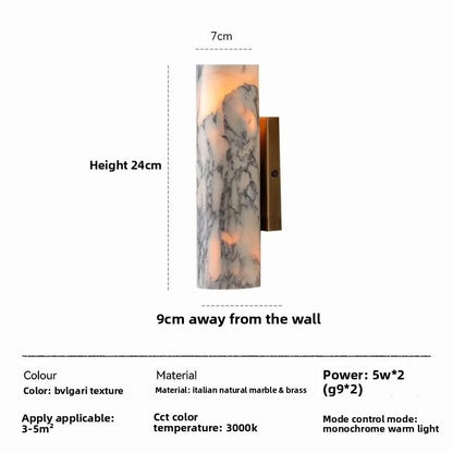 Nordic Italian Marble Wall Sconce