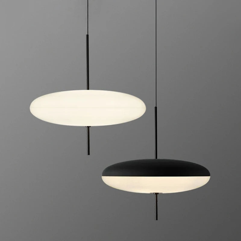 Designer style iron chandelier with acrylic shades and touch switch