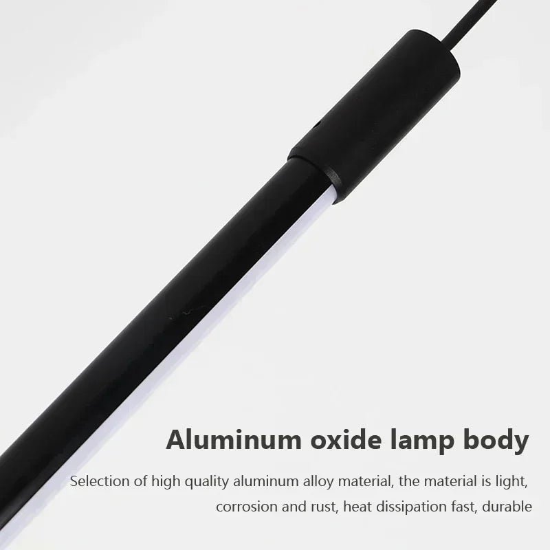 Nordic LED Rod Pendant Light