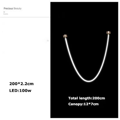 Linear Bar Pendant Light