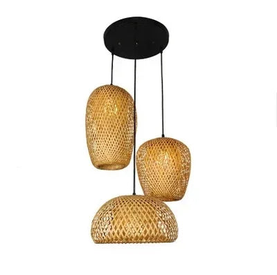 Bamboo Trio Pendant Set