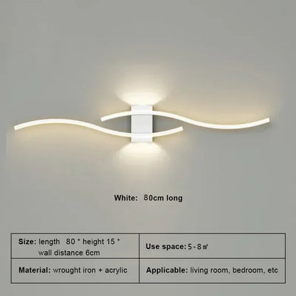 LED Long Strip TV Wall Sconce