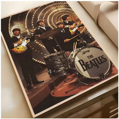 The Beatles Classic Rock Music Canvas Wall Art