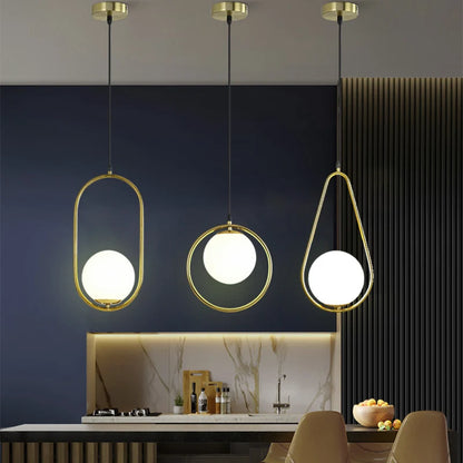 Metal Cage Pendant Light