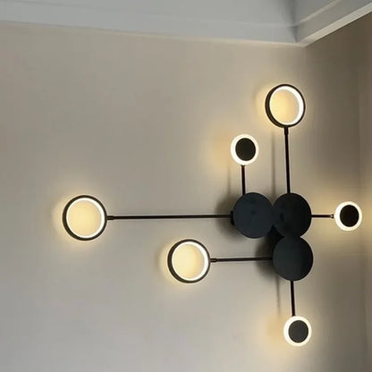 wall sconce, detail view of fixture base and arm