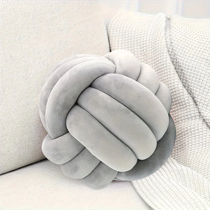 Knotted Ball Throw Pillow — styling detail