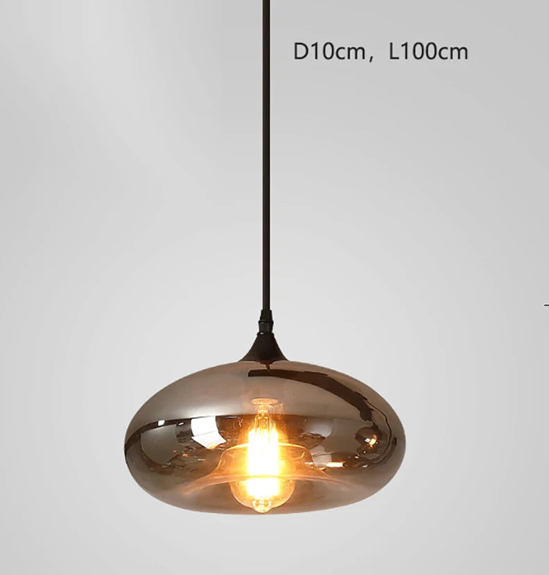 Glass Ring Multi Head Chandelier