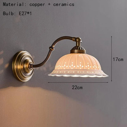 European Brass Art Deco Wall Sconce
