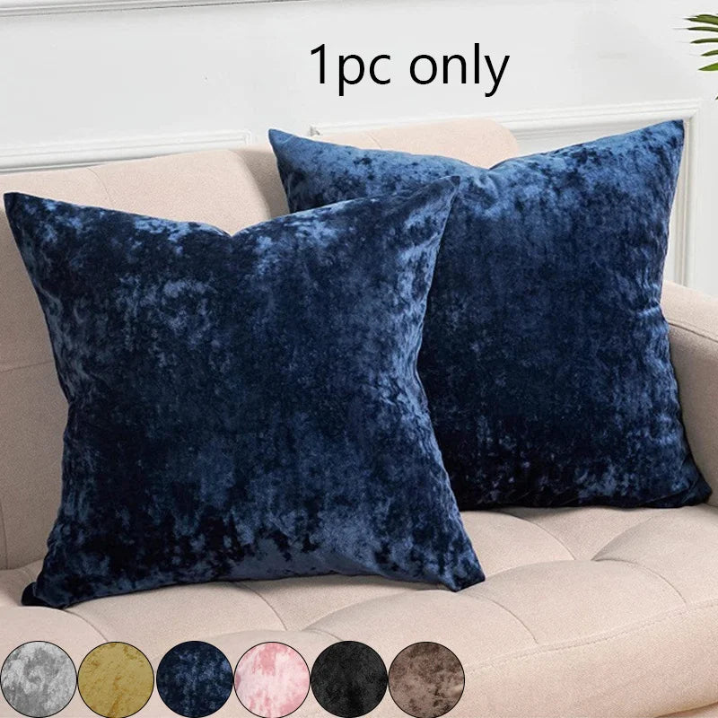 Plush Velvet Throw Pillow Cover