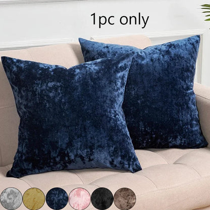 Plush Velvet Throw Pillow Cover