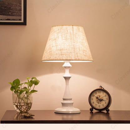 European simple lamp side profile showing modern clean form