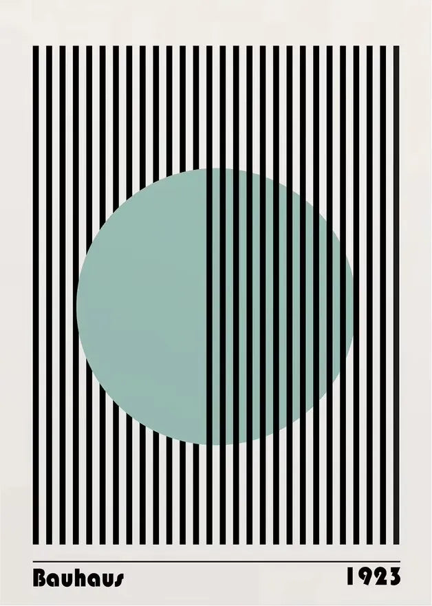Bauhaus Geometric Art Print
