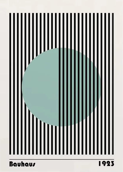 Bauhaus Geometric Art Print