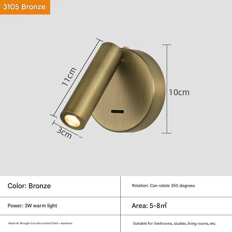 Modern LED Reading Wall Sconce