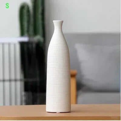 Modern Ceramic Vase Black and White Home Décor | Aurelia