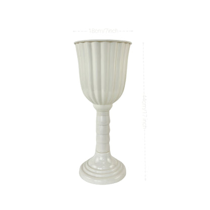 Cylinder flower vase wedding centerpiece gold silver white