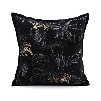 Nordic Jacquard Lumbar Pillow Cover — styling detail