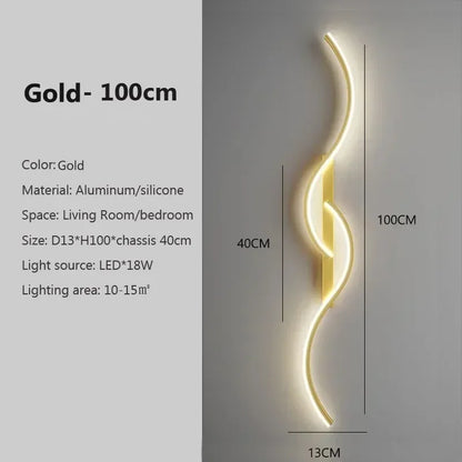 Modern LED Long Strip Wall Sconce