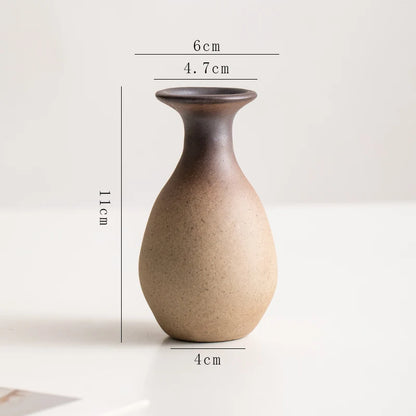 Stone Shape Ceramic Mini Vase Hydroponic Gift | Aurelia