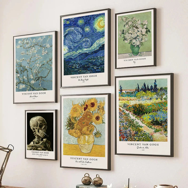 Van Gogh Starry Night Classic Canvas Wall Art Print