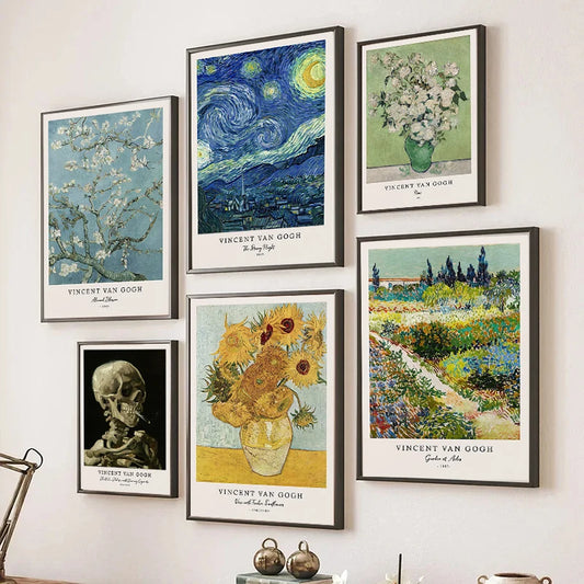 Van Gogh Starry Night Classic Canvas Wall Art Print